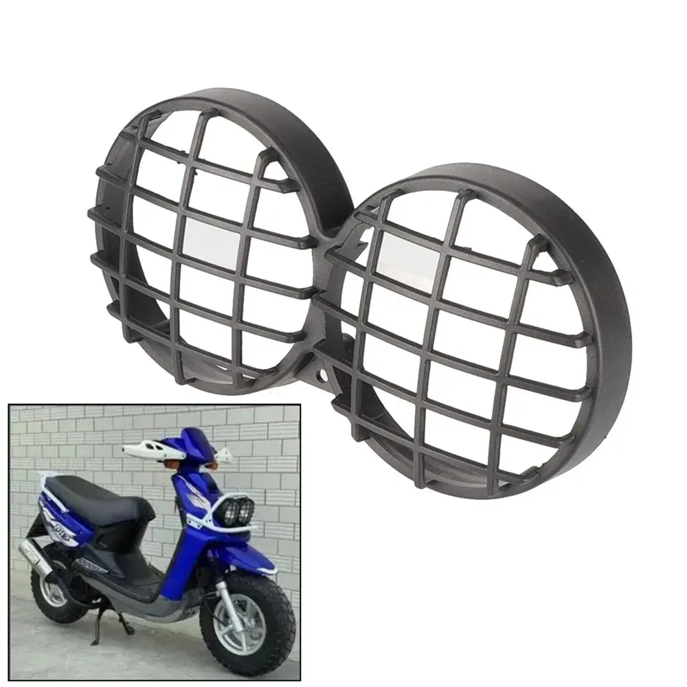 Motorcycle Scooter Headlight Protection Cover Lamp Grill Retro Grid Plastic Shield For YAMAHA BWS100 Honda ZOOMER AF58 Zuma