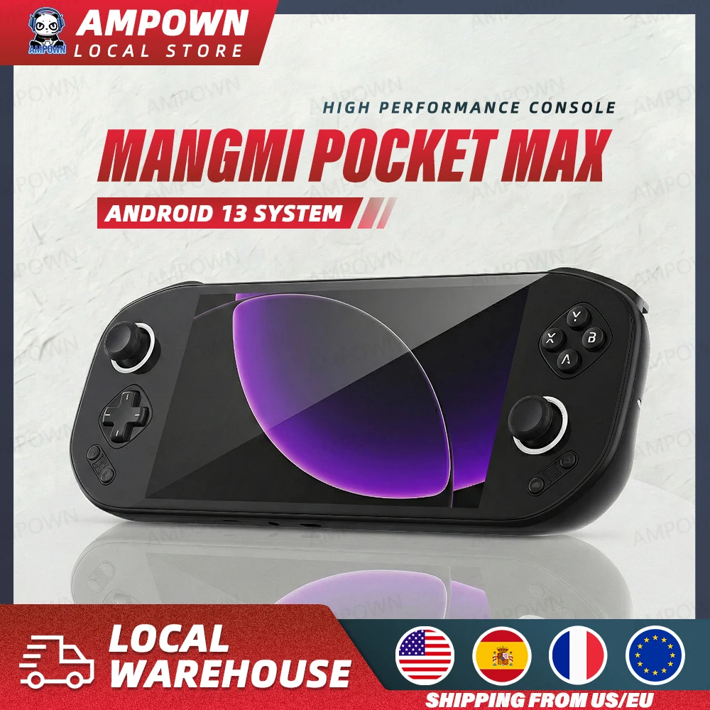 

Портативная игровая консоль MANGMI POCKET MAX с 7-дюймовым OLED-экраном 144 Гц, процессором Qualcomm SD865, системой Android 13, аккумулятором 8000 мАч и быстрой зарядкой 27 Вт