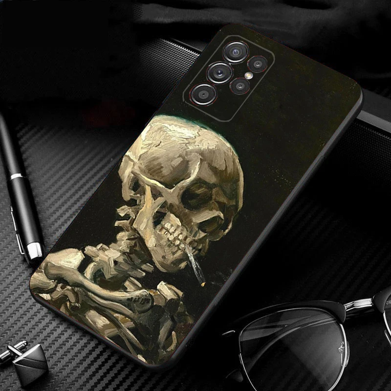 Skull Phone Case For Samsung Galaxy S26 Ultra S25 S24 S23 S22 S21 Plus S24 S23 S20 S26FE Cover
