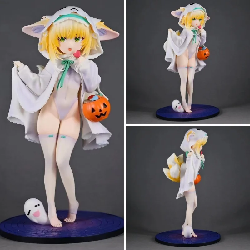 Arknights Halloween Suzuran Pvc Anime Action Figure Statue Collectible Model Desktop Ornament Pc Case Decoration Trendy Toy Gift