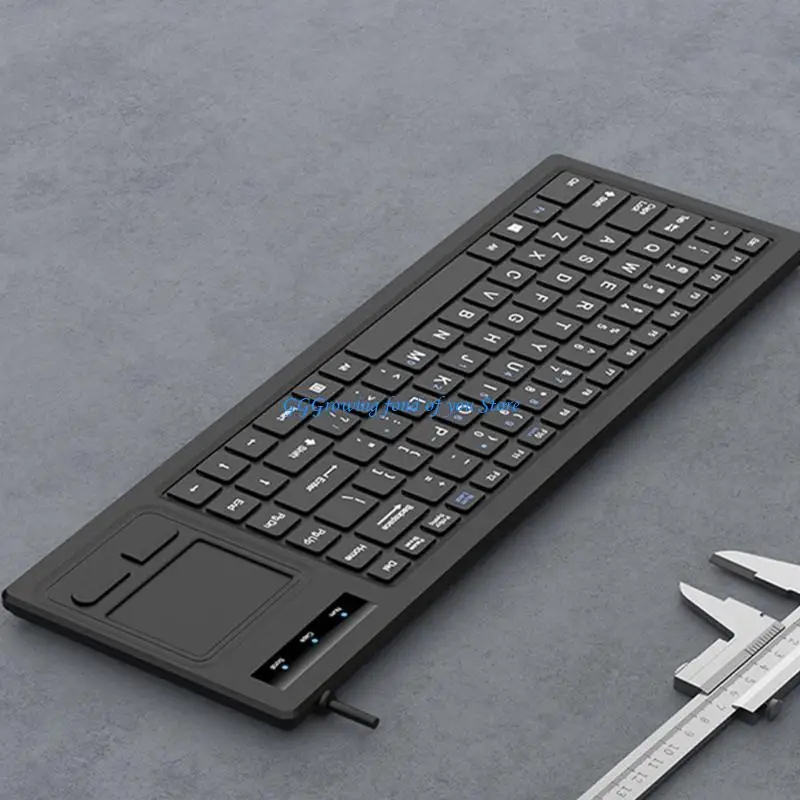 

H9EB Efficient USB Keyboards with Touchpads Numeric for Security Monitoring