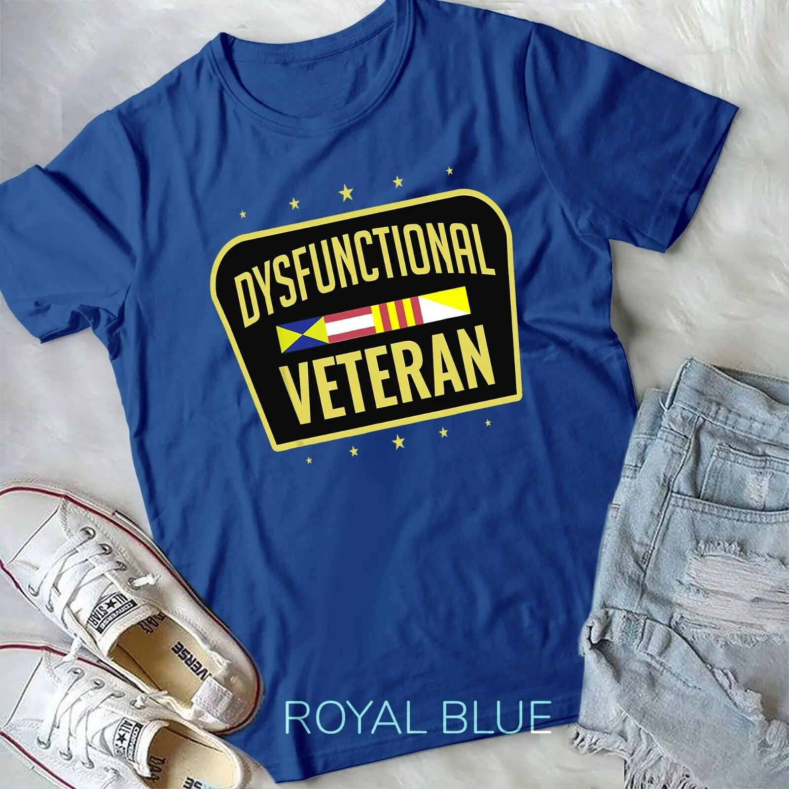 

Dysfunctional Veteran Funny Veteran T-Shirt Unisex T-shirt