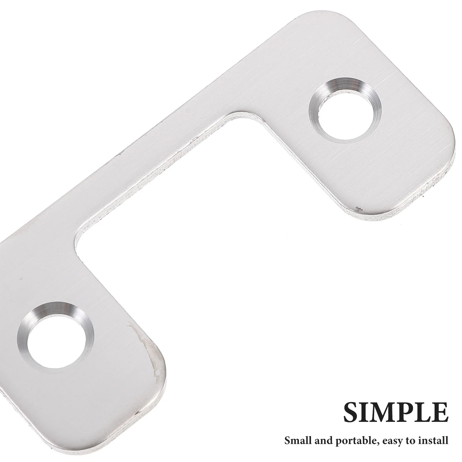 Strike Stainless Steel For Door Latch Lock Interior Exterior Doors Deadbolt Cover Plate Door Reinforcement Metal Plate