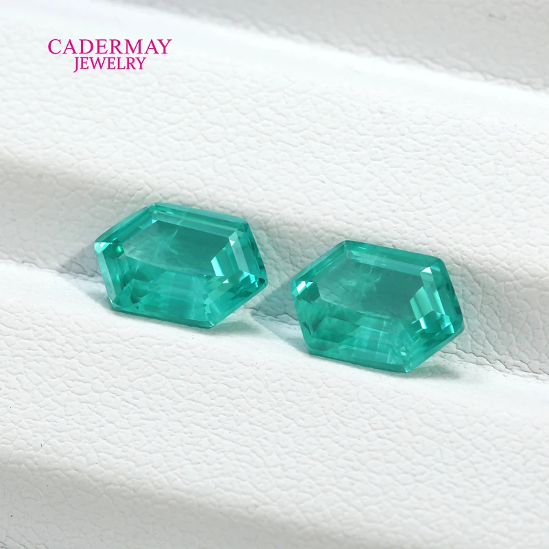 

Paraiba Greenis Yttrium Алюминий Гранат YAG Свободный Драгоценный Камень 6x9 мм Удлиненный Шестиугольный Синтетический Параиба Свободный Для Изготовления Ювелирных Изделий