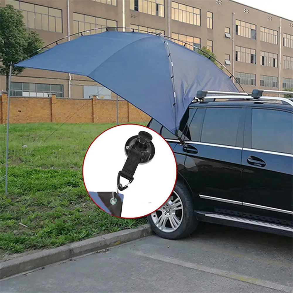Strong Car Suction Cup Hook Car Camping Essentials Heavy Duty Tie Down Suction Cup Camper for Outdoor Tent Car Awning Accessorie