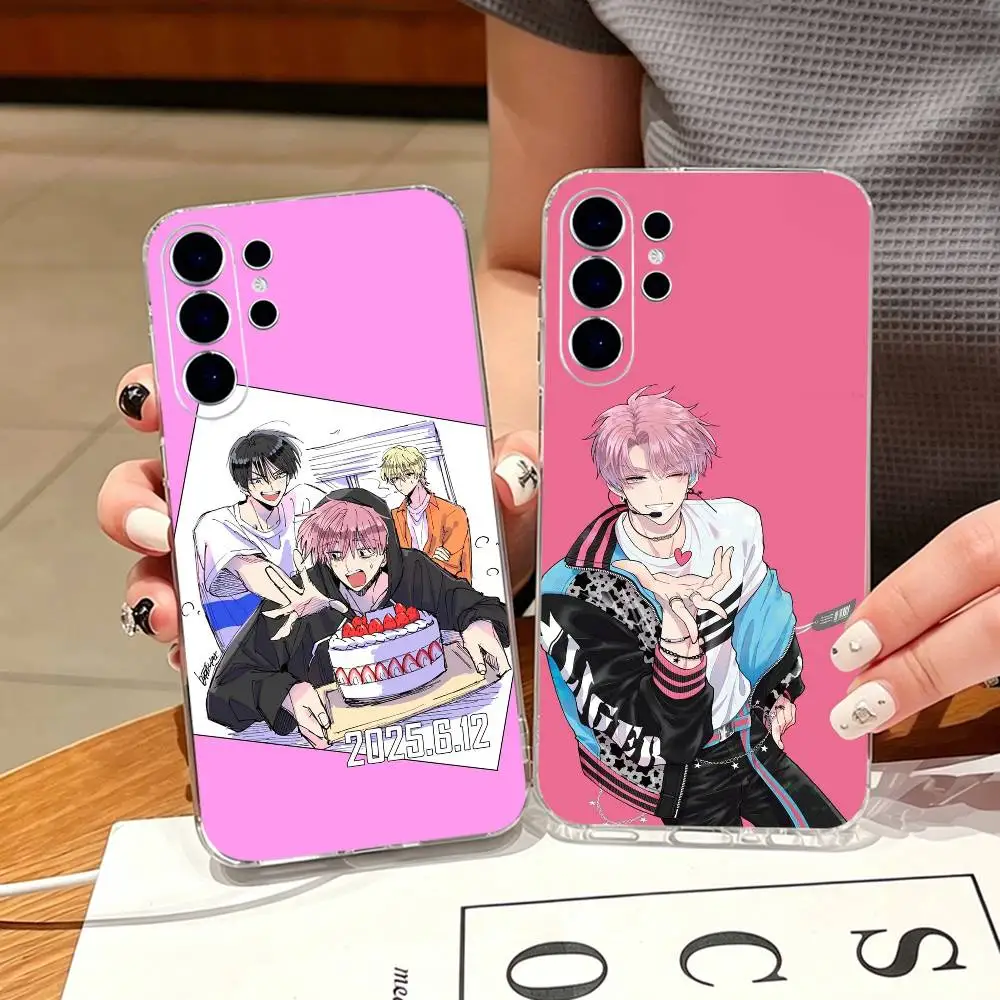 

Tamon s B-Side Phone Case For Samsung S25,S24,S21,S22,S23,S30,Ultra,S20,Plus,Fe,Note,10,9,5G Transparent Cover