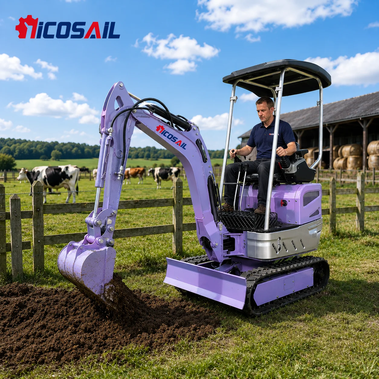 Euro 5 1.5T Compact Excavator CE Approved Hydraulic Mini Digger Custom Configuration Available
