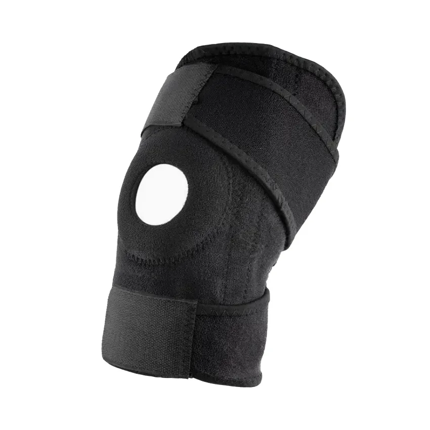 Knee Brace with Side Stabilizers Breathable Adjustable Knee Support Suitable for Sport Training and Knee Pain