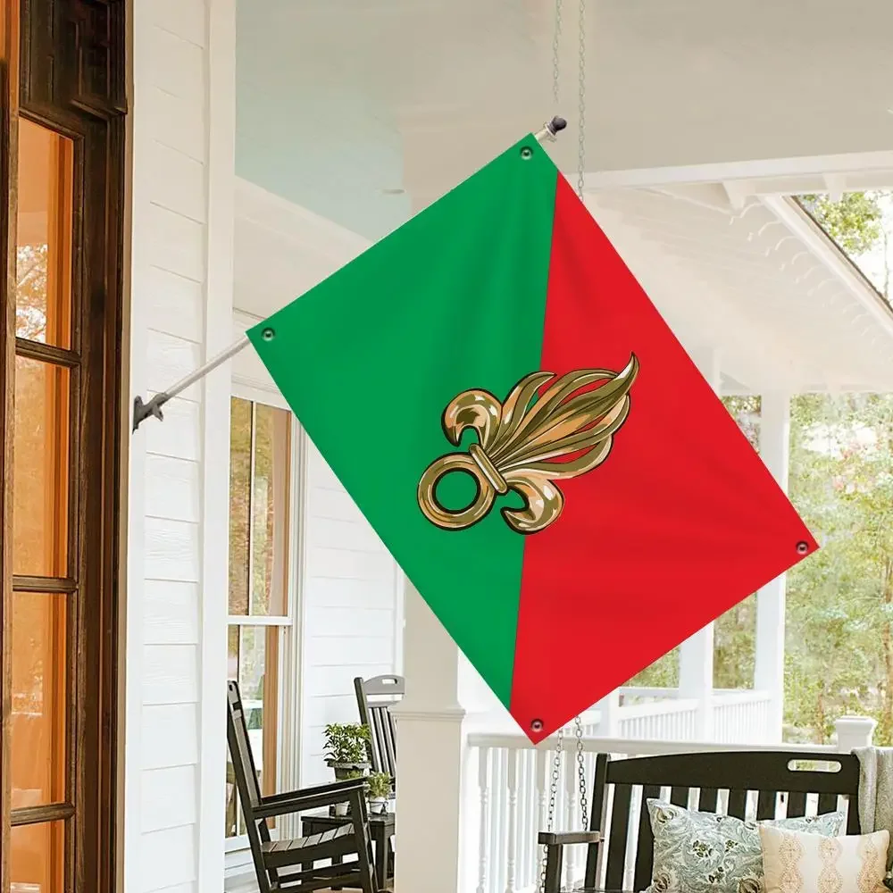 French Foreign Legion Flags 3x5 Ft Custom Banner For Garage Door Room Decor Wall Out Decoration With Metal Buckle