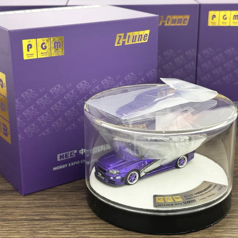 

PGM 1:64 GTR R34 Z Tune Diecast Birthday Gifts Hobby Display Simulation Collection