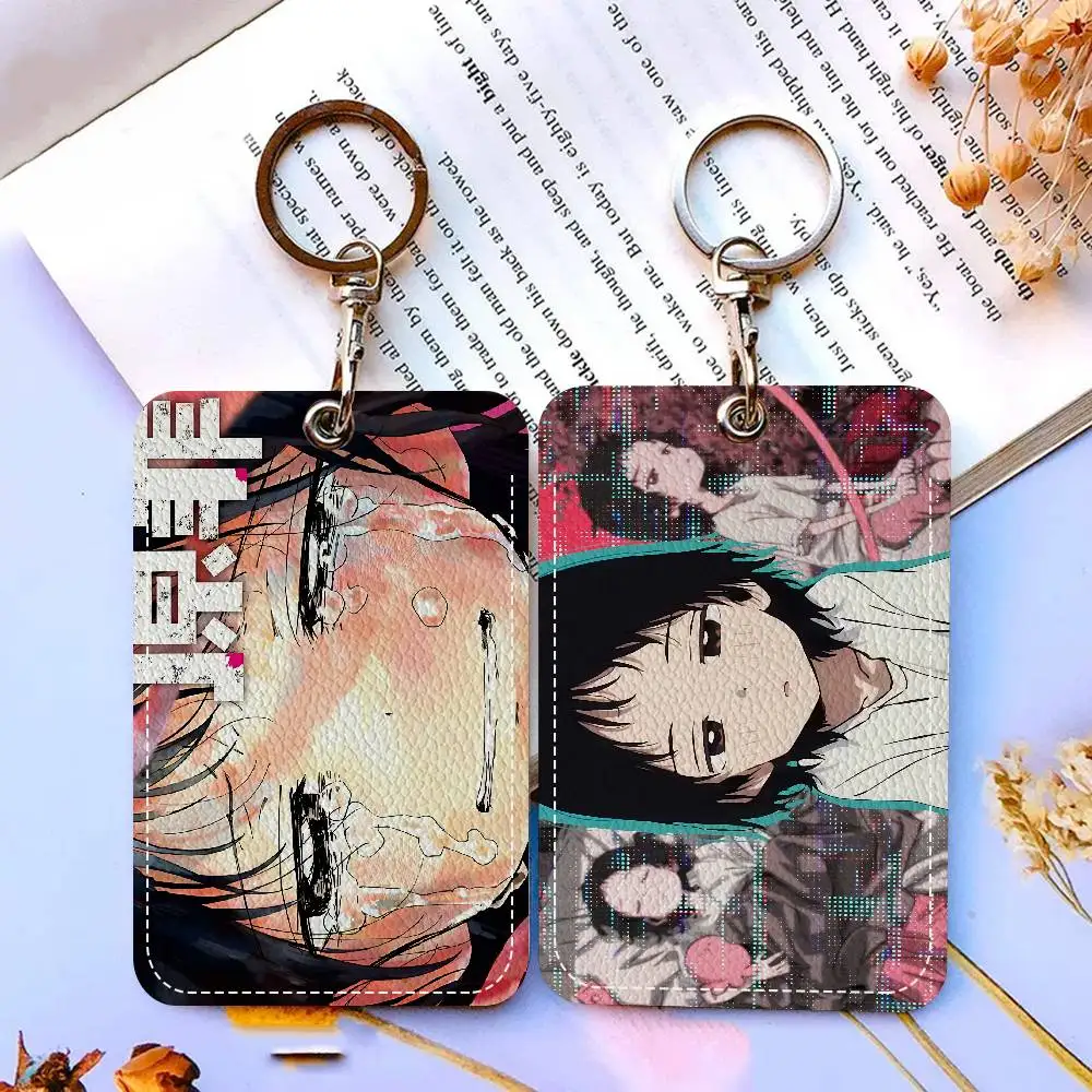 

Аниме Takopis O-Original Sin Прямоугольный чехол для удостоверения личности Брелок для ключей Сумка для ключей Кольцо для ключей Кожаный держатель для карт Брелок для ключей Доступ