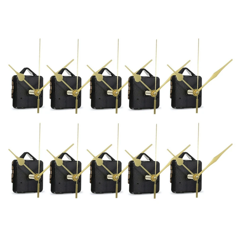 

30Pcs DIY Silent Movement Spindle Hands Wall Quartz Clock Movement Mechanism Repair Tools Part Clock Kit