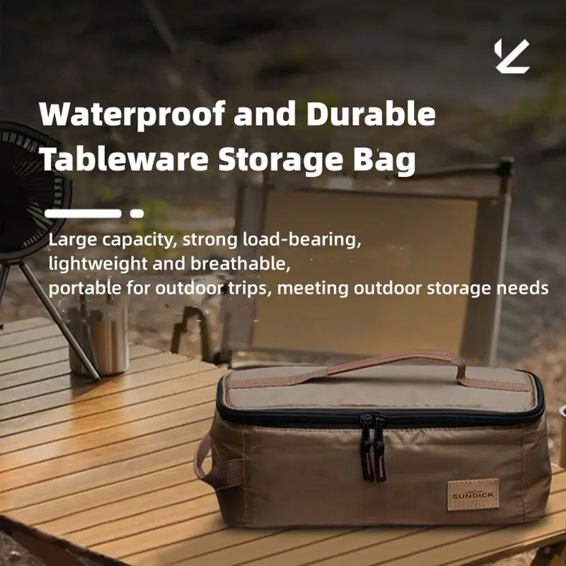 Outdoor Picnic Bag Waterproof Moisture Resistant Wear Resistant Tear Resistant Sorting Storage Handheld Storage Bag image 3