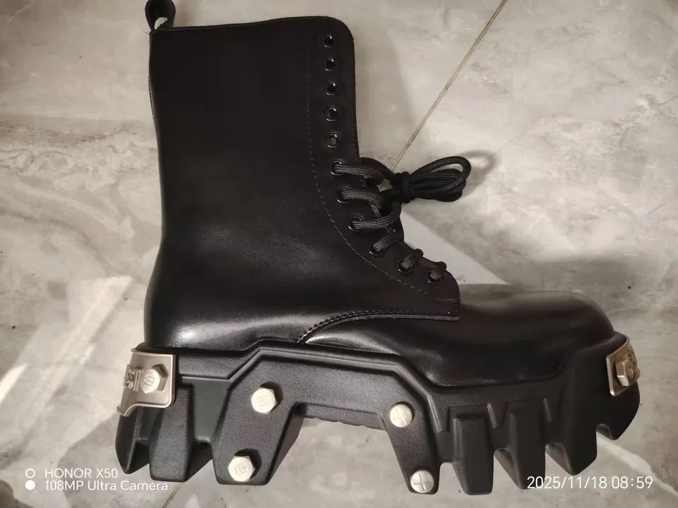 2025 Winter New Thick-soled High-top Locomotive Bulldozer Boots