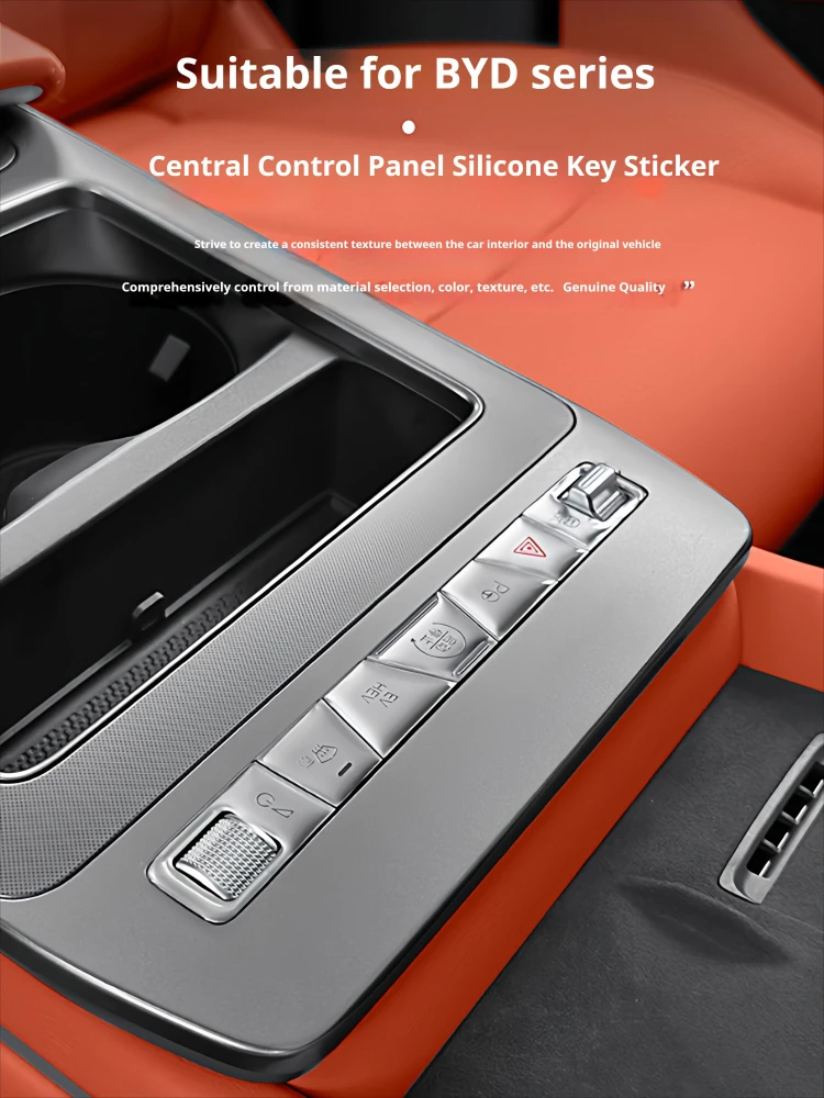 For BYD Sealion 06 05 Seal Dolphin Atto 1 2 Tang Han L Xia Song L Pro Car Central Control Button Drip Protector Car Accessories