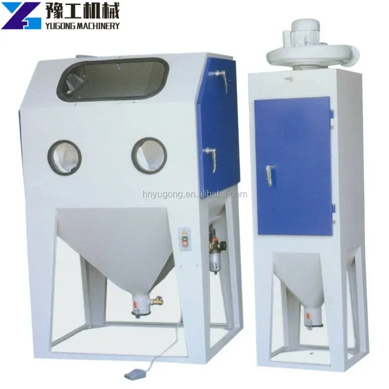 Wholesale No Pollution Vertical Blast Cabinet Water Vapor Blaster Sand Blasting Machine