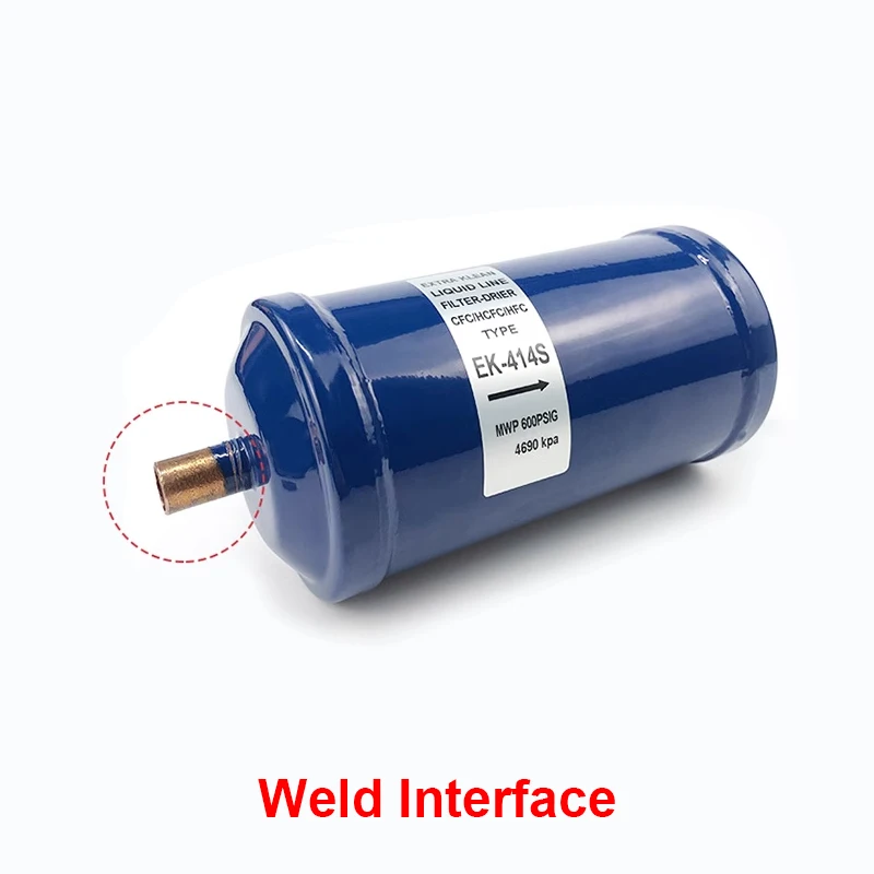 Thread Weld Air Conditioning Refrigeration Cold Storage Drying Filter for Refrigerator and Freezer EK-032 EK-053 EK-83S EK-164