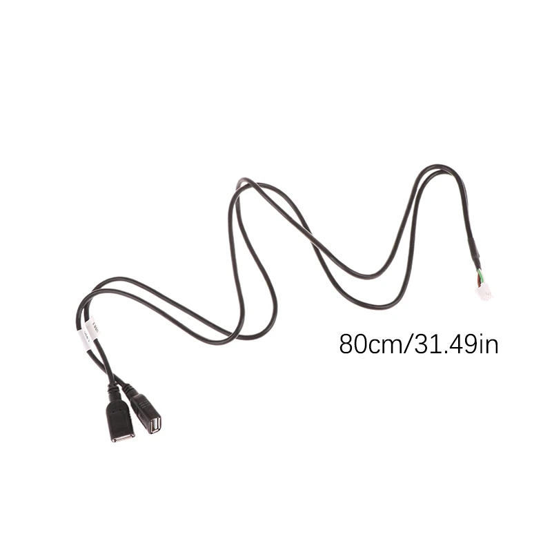 6-Pin Dual USB Adapter Cable For Android Car Audio, Navigation, And Multimedia Systems