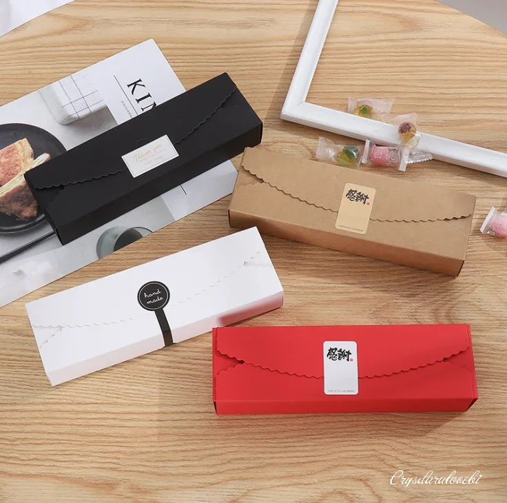 

20pcs Kraft Paper Gift Boxes DIY Handmade Candy Chocolate Packing Boxes Wedding Cake Case Christmas Gift Wrapping