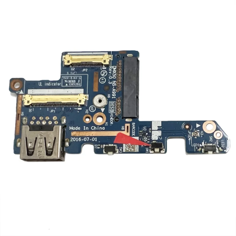 Switch Board replacement for LENOVO ideapad Miix 720-12IKB 80VV 5C50M65438