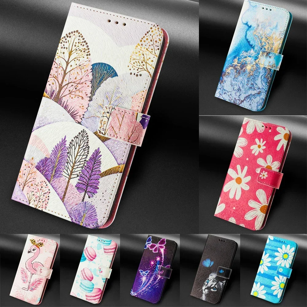 Etui na telefon Blackview A52 Pro A53 Oscal Modern 8 Shark 8 Oscal Tiger 12 Wave 6C Case Cover coque Flip Wallet Phone Covers Sunjolly