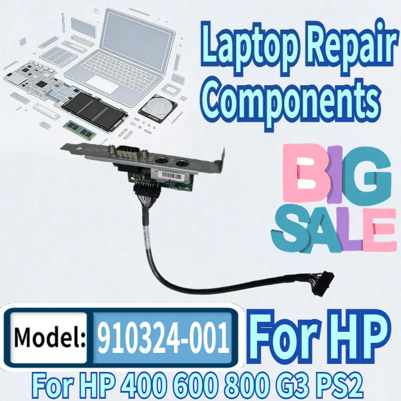 

95% New For HP 400 600 800 G3 PS2 Serial Port Card Low Profile Adapter Card COM Serial Port 910324-001 910110-002 910110-001