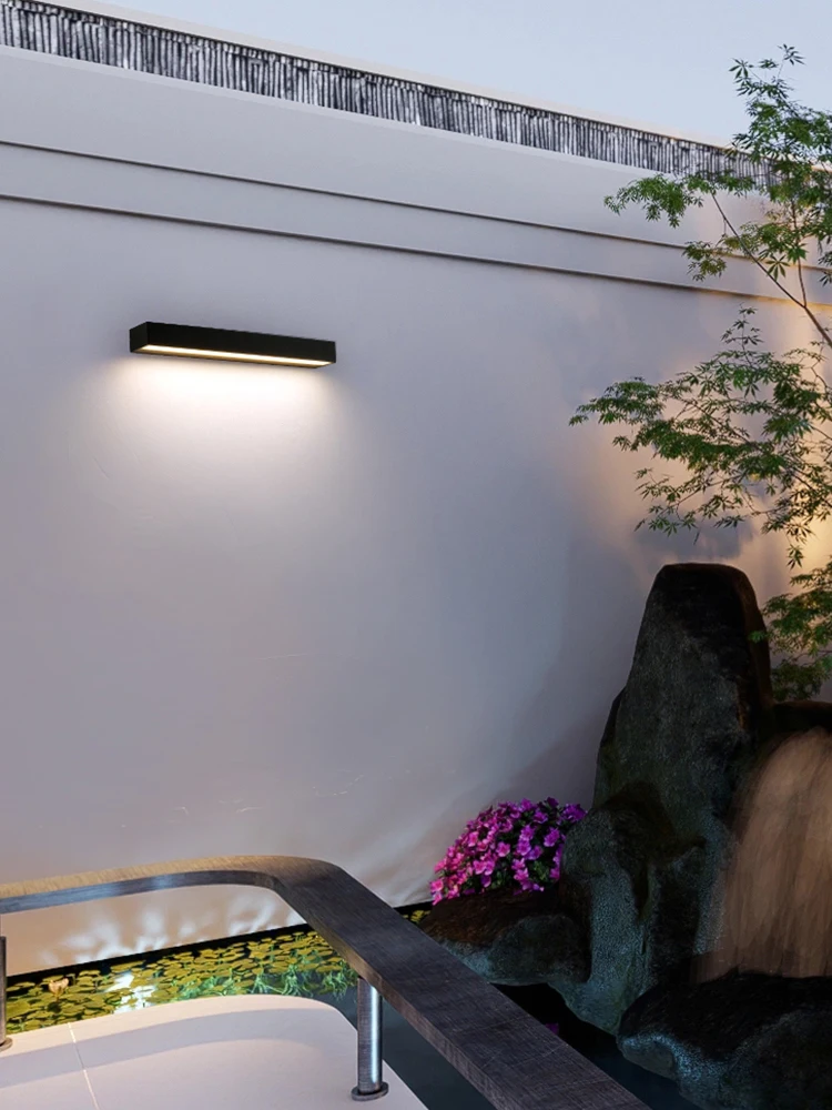 Waterproof Outdoor Light LED Modern Wall Light Indoor Decoration Doorway Courtyard Wall Light Minimalist Villa Led Wall Lamp