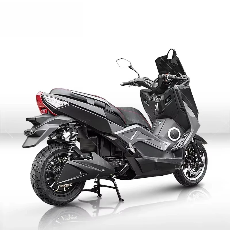 

n Stock 72V 2000W High-power Adult Electric Motorbike, Max Speed 75km/h Urban Commute Two-wheeler