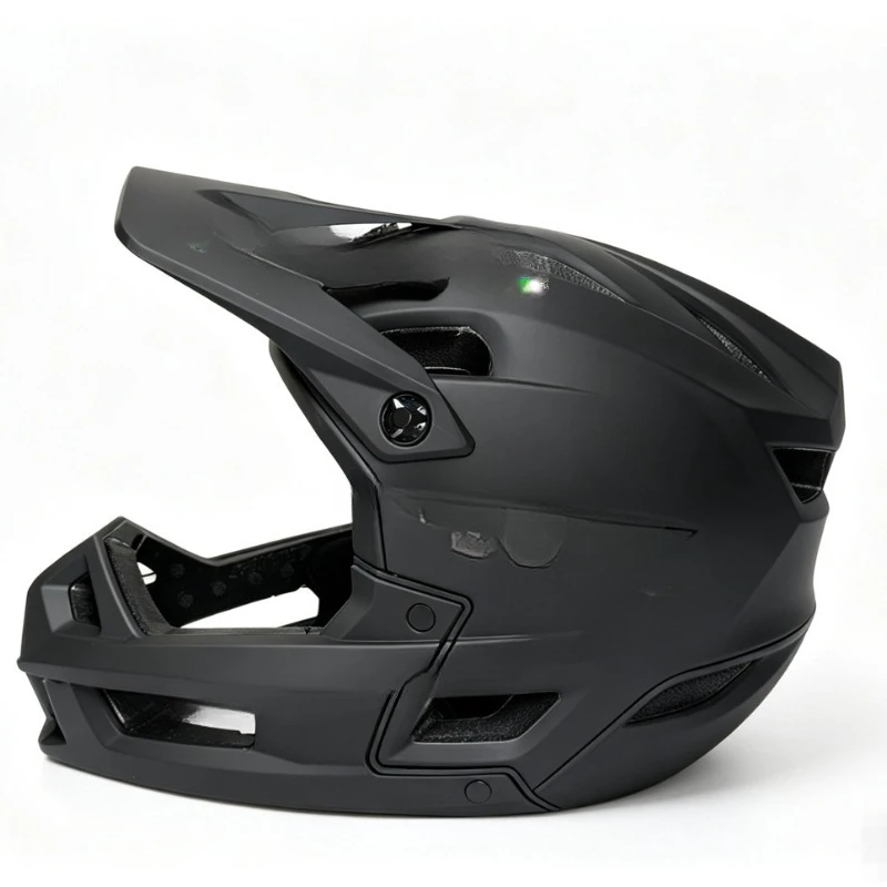 Adult BMX Downhill Full Helmet Off-Road Greenway Mountain Integrated Anti-Drop Full Cover Helmet