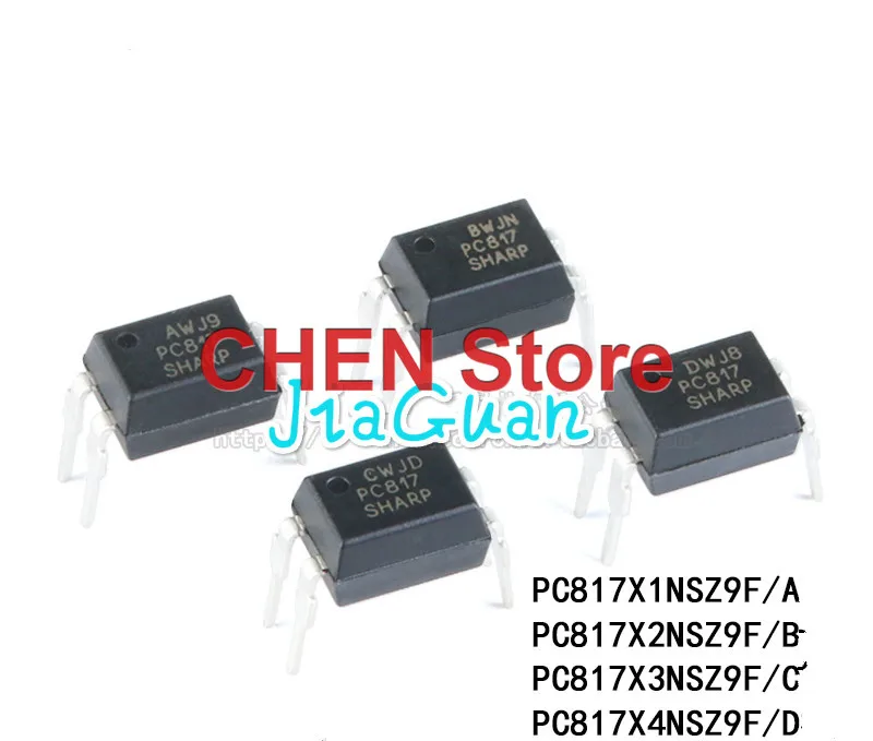 

20PCS/lot sharp Original Optocoupler PC817 A/B/C/D DIP4 PC817X3NSZ9F PC817A PC817B PC817C PC817D PC 817 DIP Free Shipping