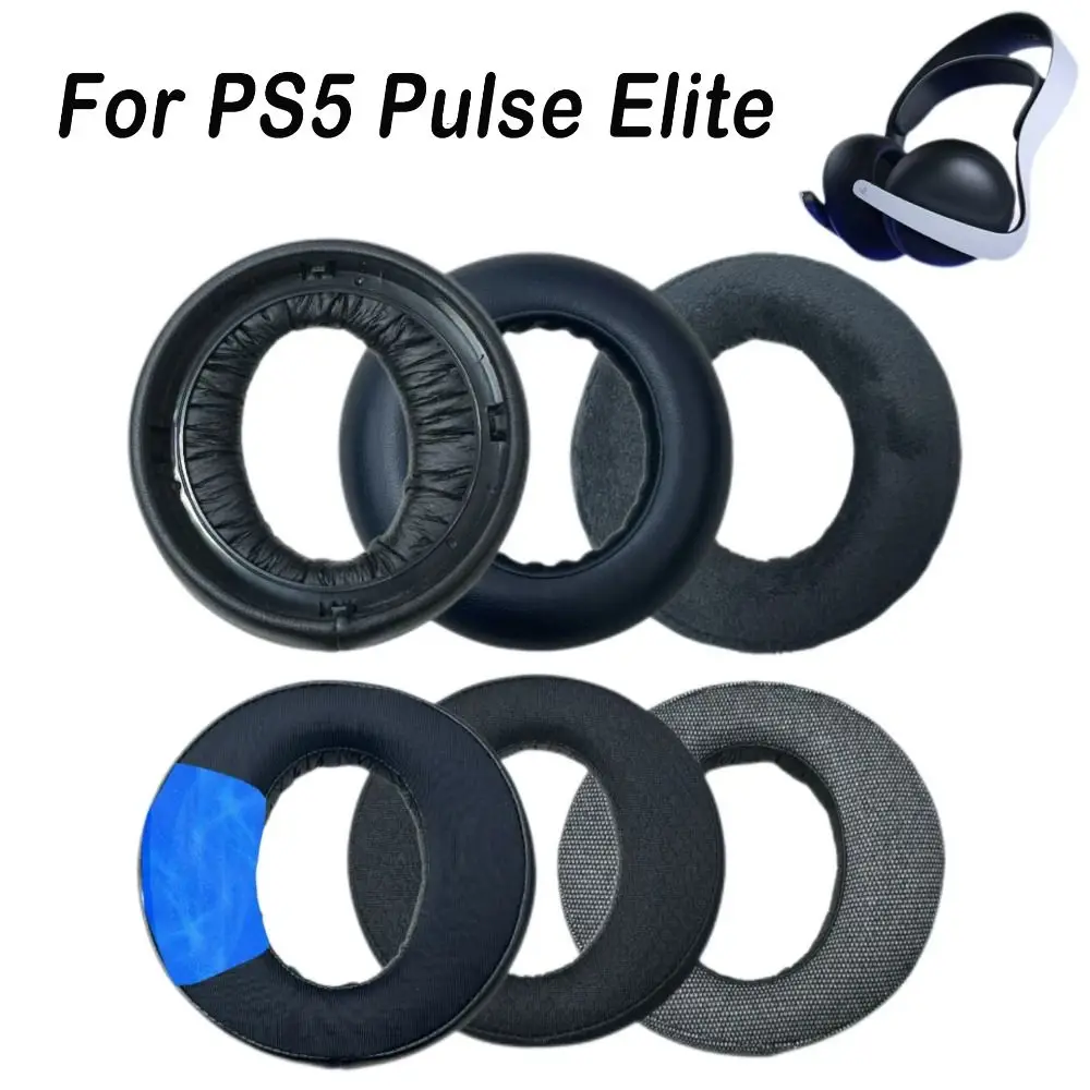 

1Pair Replacement Ear Pads Memory Foam Soft Earpads Repair Parts Earmuff for Sony Playstation PS5 Pulse Elite