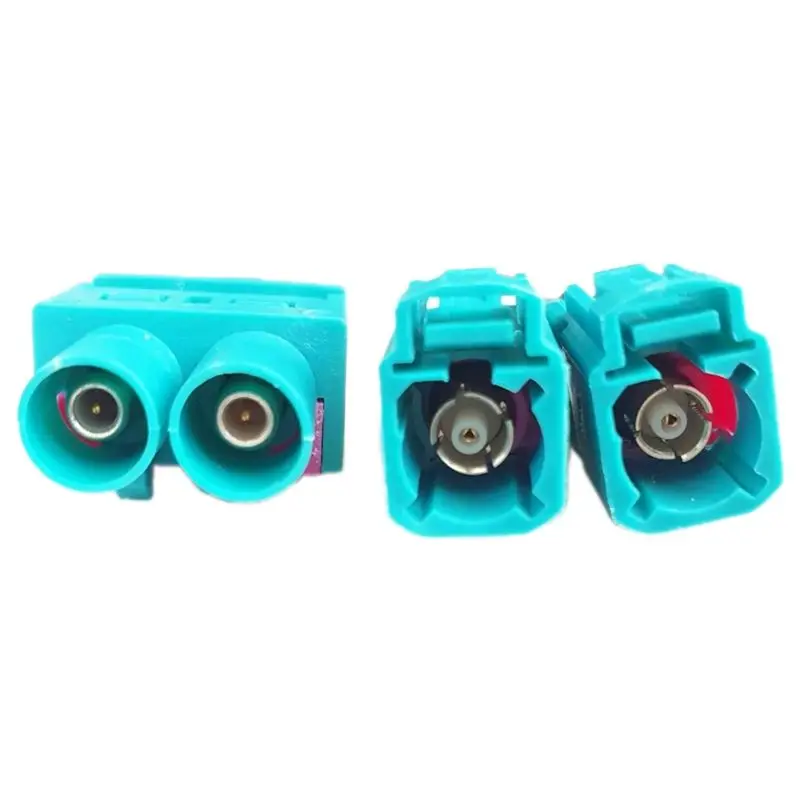 Superior Antenna Adapter Cable Dual Fakra Plug Socket Connector Converter For VW Radio Player Head Unit