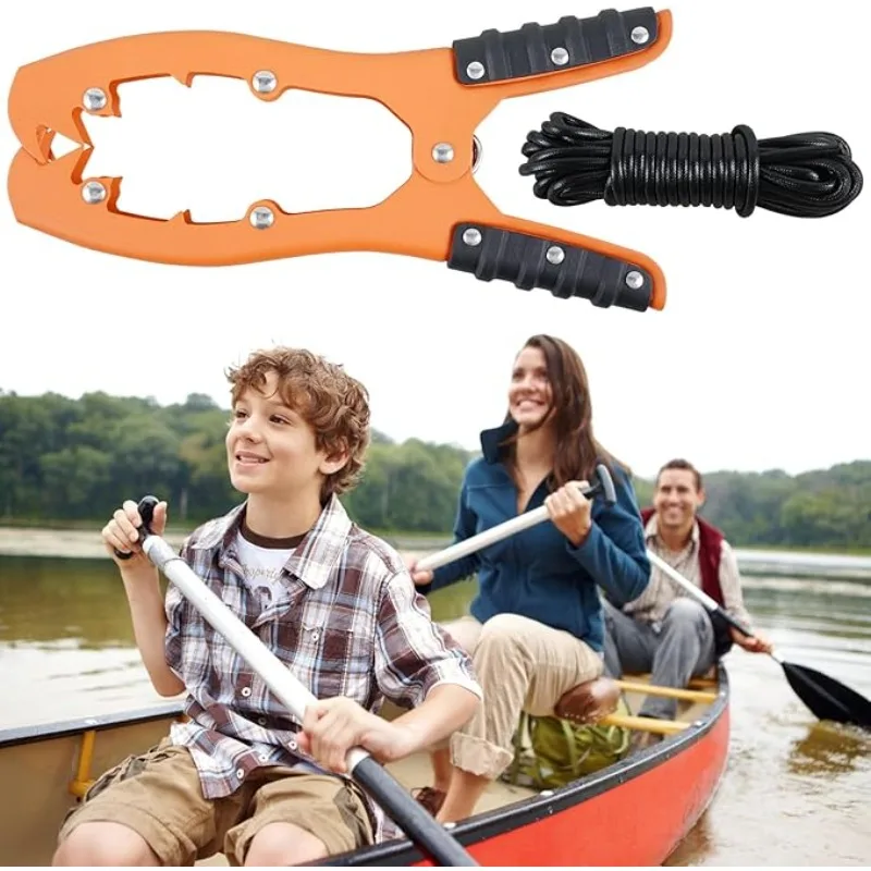 Anchor Gripper 16 Feet Paracord Gear Portable Kayak Grip Anchor Mount Kayaking Safety Equipment Stainless Steel Anchor Grip