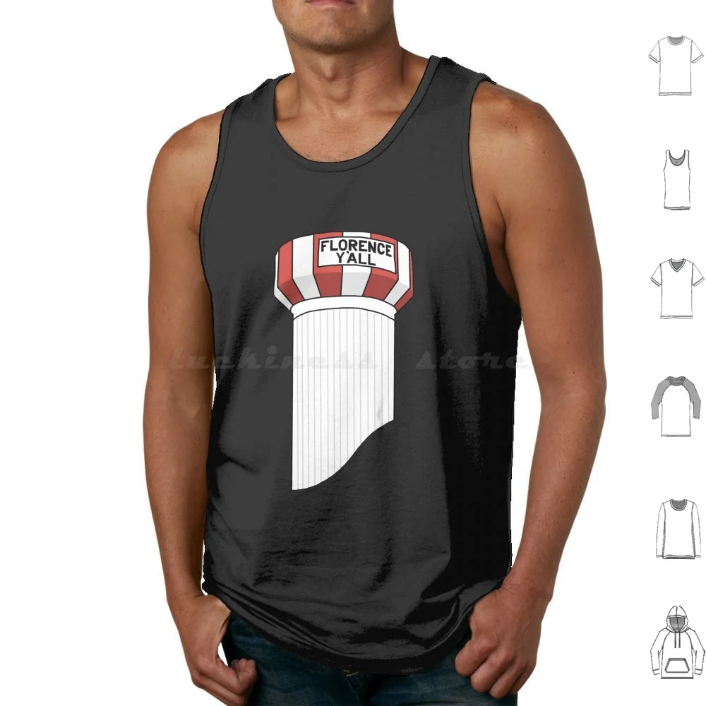 Florence Y’all Northern Water Tower Cartoon Tank Tops Vest Sleeveless Florence Yall Florence Y All Florence Yall Water