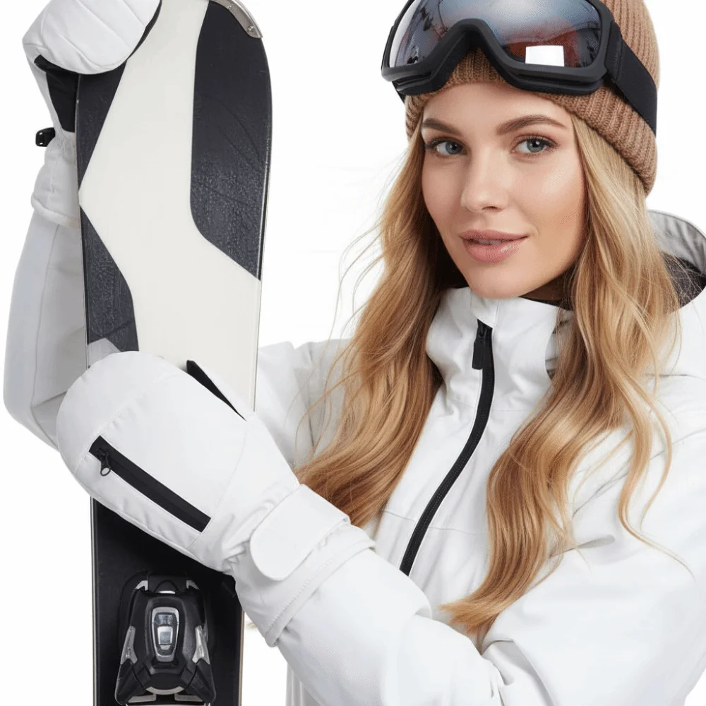 

1 Pair Unisex Waterproof Winter Skiing Gloves Thermal Touch Screen Snow Gloves Thick Warm Snowmobile Mittens Winter Sports