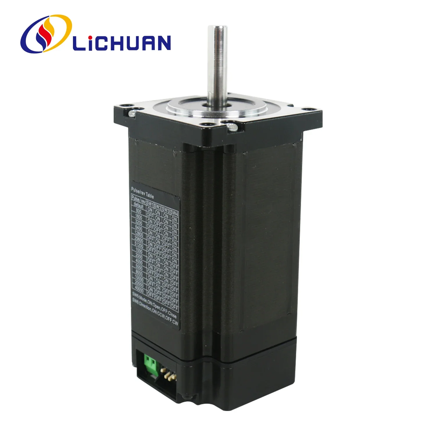 2026 Lichuan Pulse/RS485 1000PPR DC24~50V4.5/5/5.8A 3/3.8/4.3N.m 2Phase Nema24 Open Loop/Closed Loop Integrated Stepper Motors D