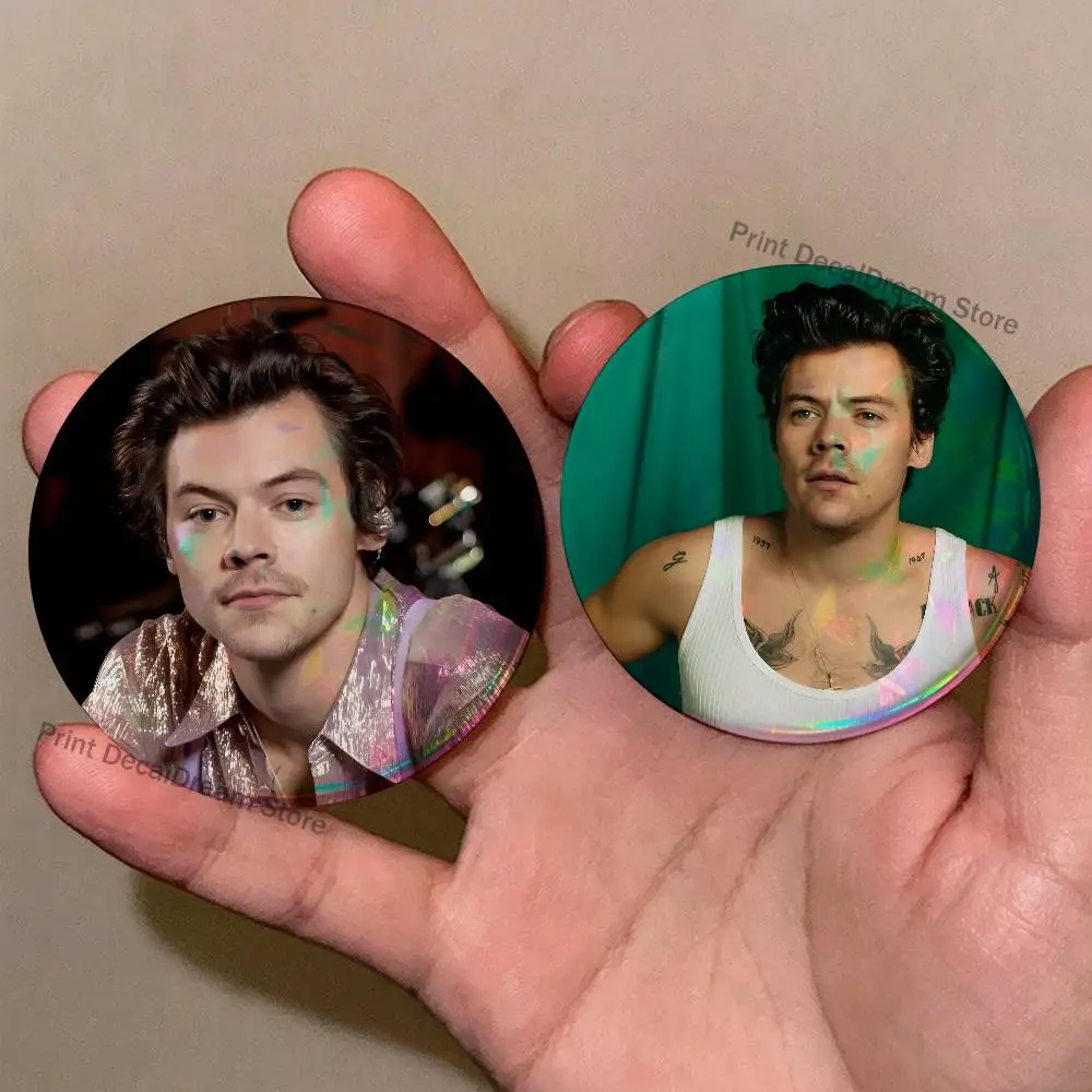 

H-HaRRy Music Styles 22mm,32mm,42mm,58mm,75mm Round Badge Brooch for Various Clothing Backpacks Jewelry Accessories Gift