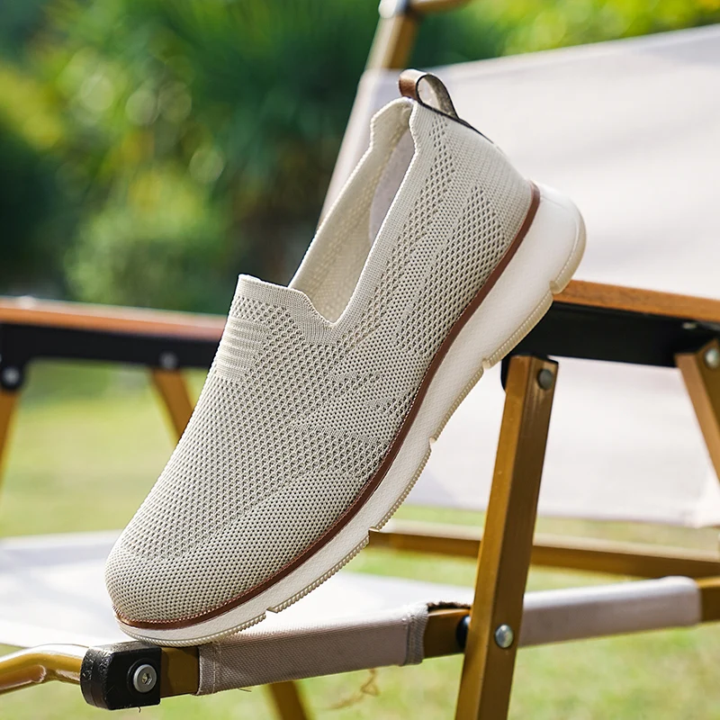 

2025 New Large-size Stretch Casual Sports Men's Shoes, Lightweight, Anti-slip, Durable and Breathable Running Shoes