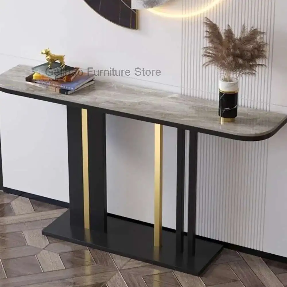 

Design Unique Hallway Table Beauty Trendy Nordic Portable Corner Table Minimalist Delicacy Tabel Console Hallway Table Furniture