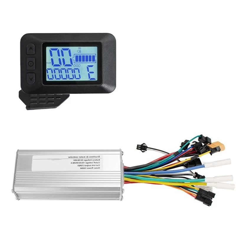 ABSJ-500W 25A Electric Bike Brushless Controller With LCD Display Scooter Motor Controller Ebike Accessories