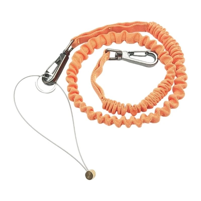 حبل أمان للأداة مع حلقة تسلق ممتصة للصدمات، حبل أمان قابل للتعديل لأعمال التسلق #1