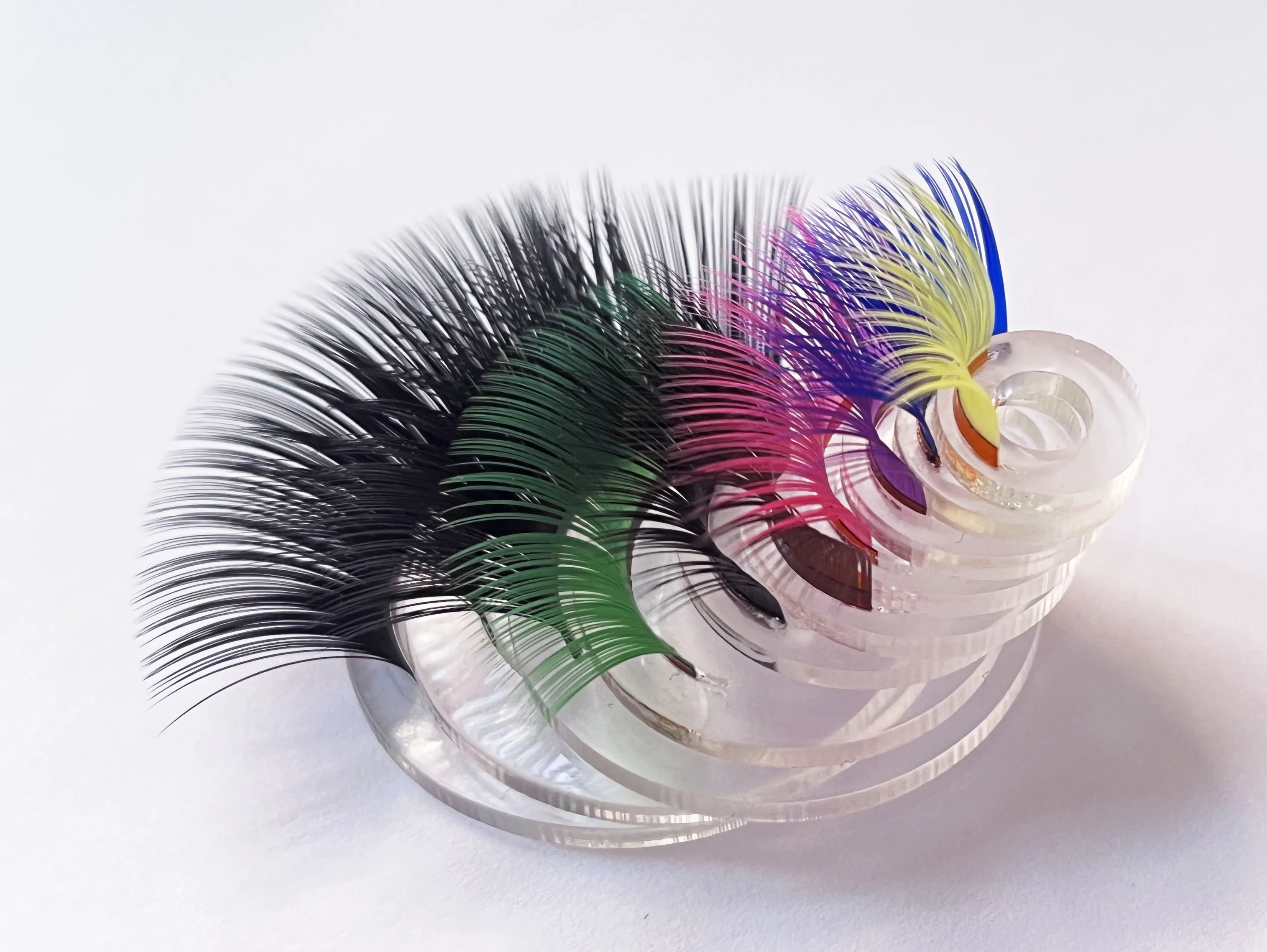 7 Paare/Karton Mix Farbe 12mm-37mm Schüler Augen Wimpernbecher 7 Farben Wimperntablett für passende Spielzeugaugen Dekoration – Detail 6
