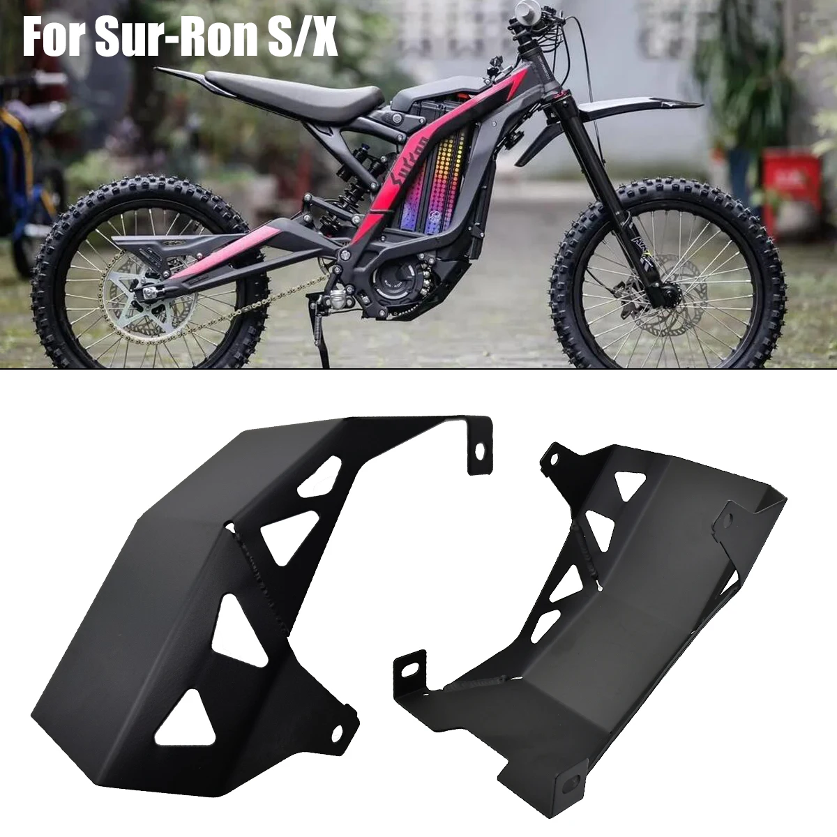 

Electric Motorcycle Motor Protection Cover Shield For Sur-Ron Surron Sur Ron Light Bee Electric Motocross Dirt Bike Universal