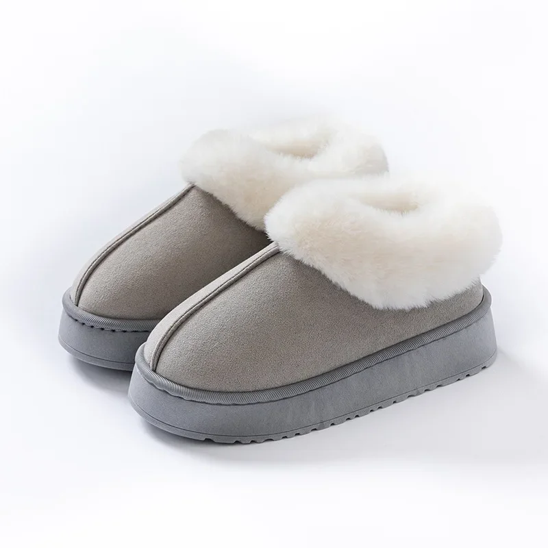 المضادة للانزلاق حذاء سميكة أفخم الثلوج الأحذية 2025 جديد إمرأة فو الجلد المدبوغ منصة الفراء الشتاء أحذية امرأة الانزلاق على الأحذية المبطنة بالقطن الدافئة #5