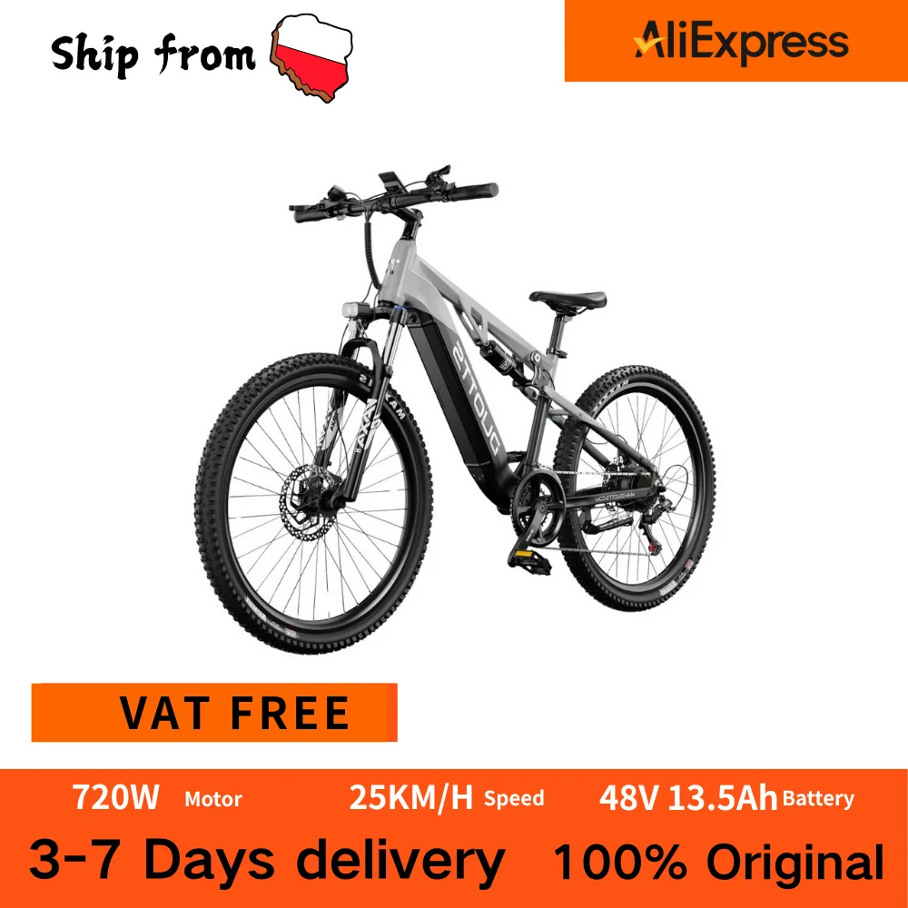 Elektrofahrrad DUOTTS E29 48V 13,5Ah Akku 26,6kg Gewicht Aluminiumgabel Shimano 14-Gang Täglicher Routenbegleiter