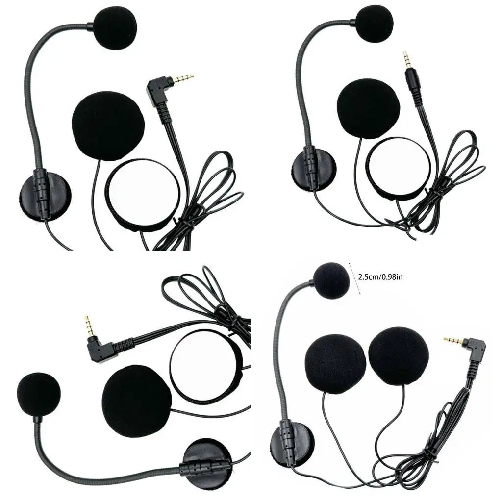 

R53C Motorcycle Helmets Intercom Mic Omnidirectional Microphone build-in 32Ω Speaker