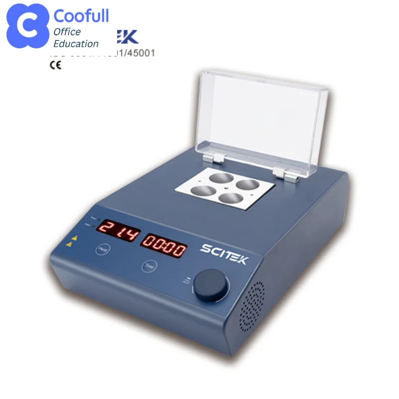 COOFULL SCITEK RT.+5~105 ℃ Dry Bath  External Sensor LED Display Overheating protection a Sound Reminder Function for Lab