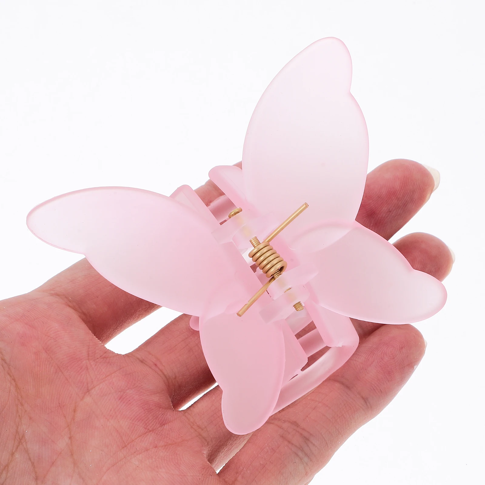 

8pcs Frosted Butterfly Hair Claw Clips Women Girls Decorative Stylish Durable Accessories for Casual Formal Occasions Hair Clip
