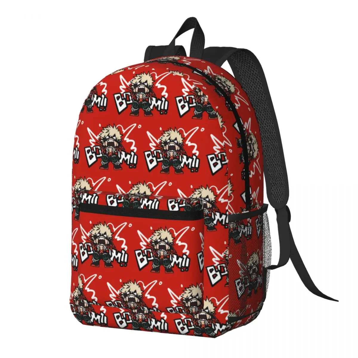 

Bakugou Katsuki Logo X Boku No My Hero Academia Backpack Daypack Large Capacity BookBag School Bag Shoulder Bags for Men Women