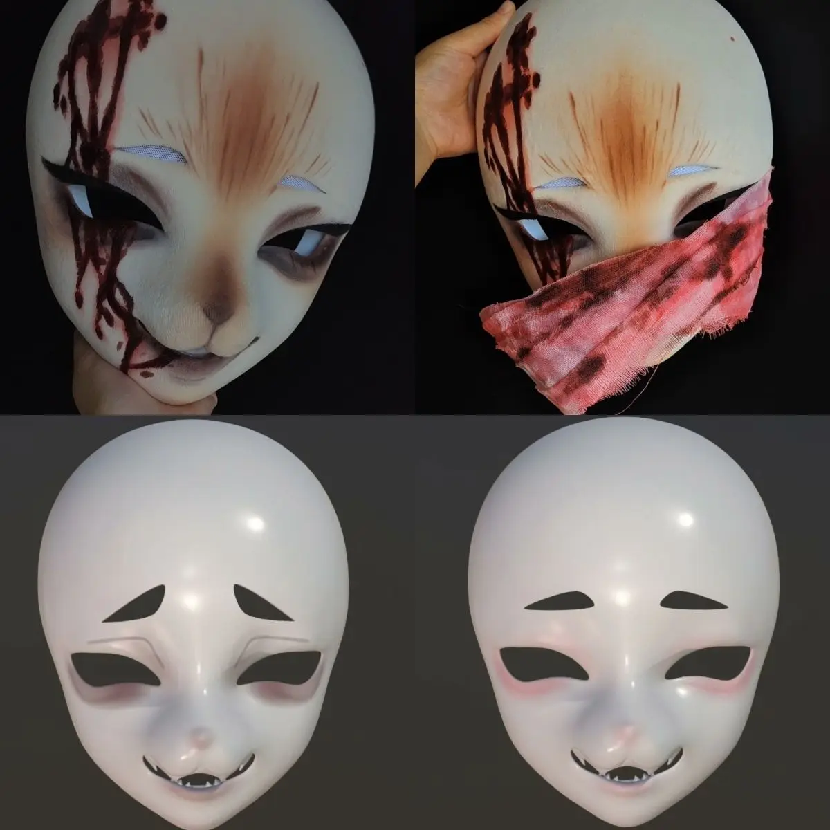 Kigurumi Base Mask Beast Skull Teenager Cosplay Anime Accessories OC head shell 3